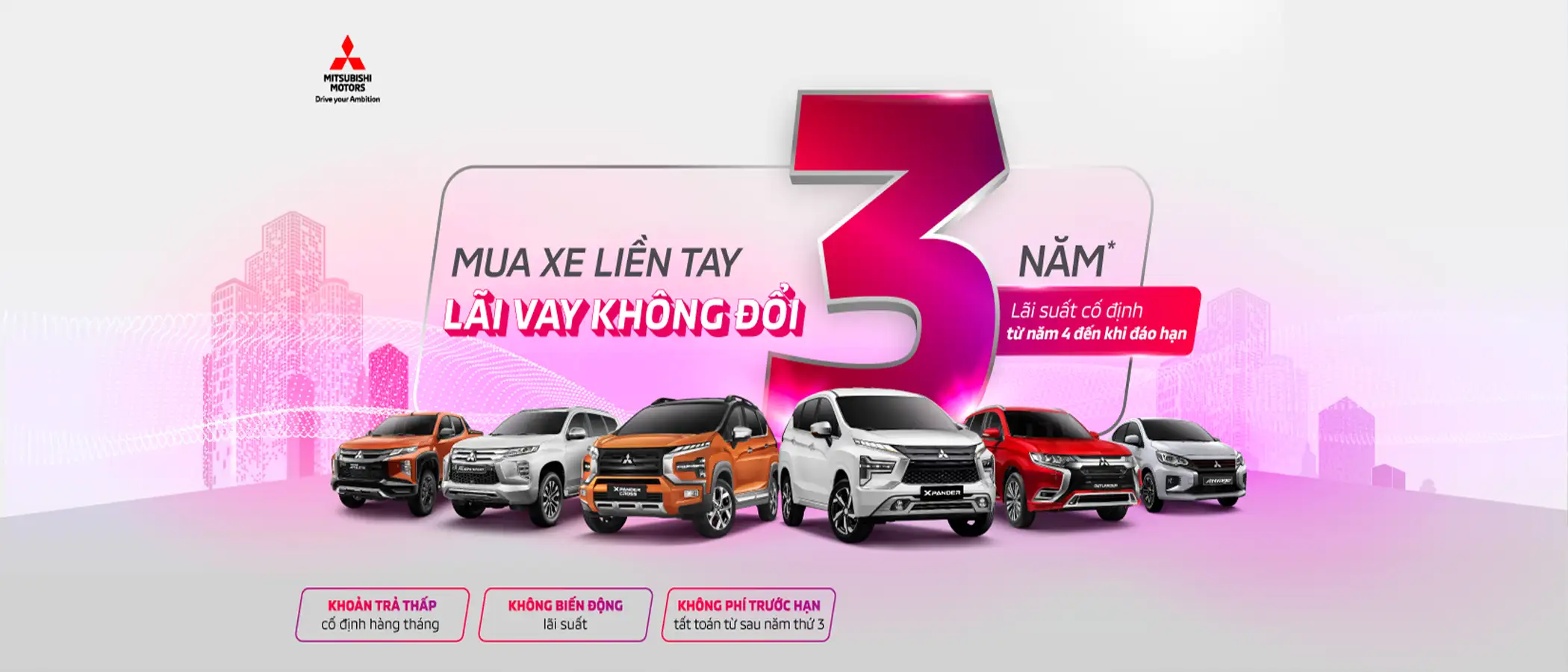 Trả góp Mitsubishi